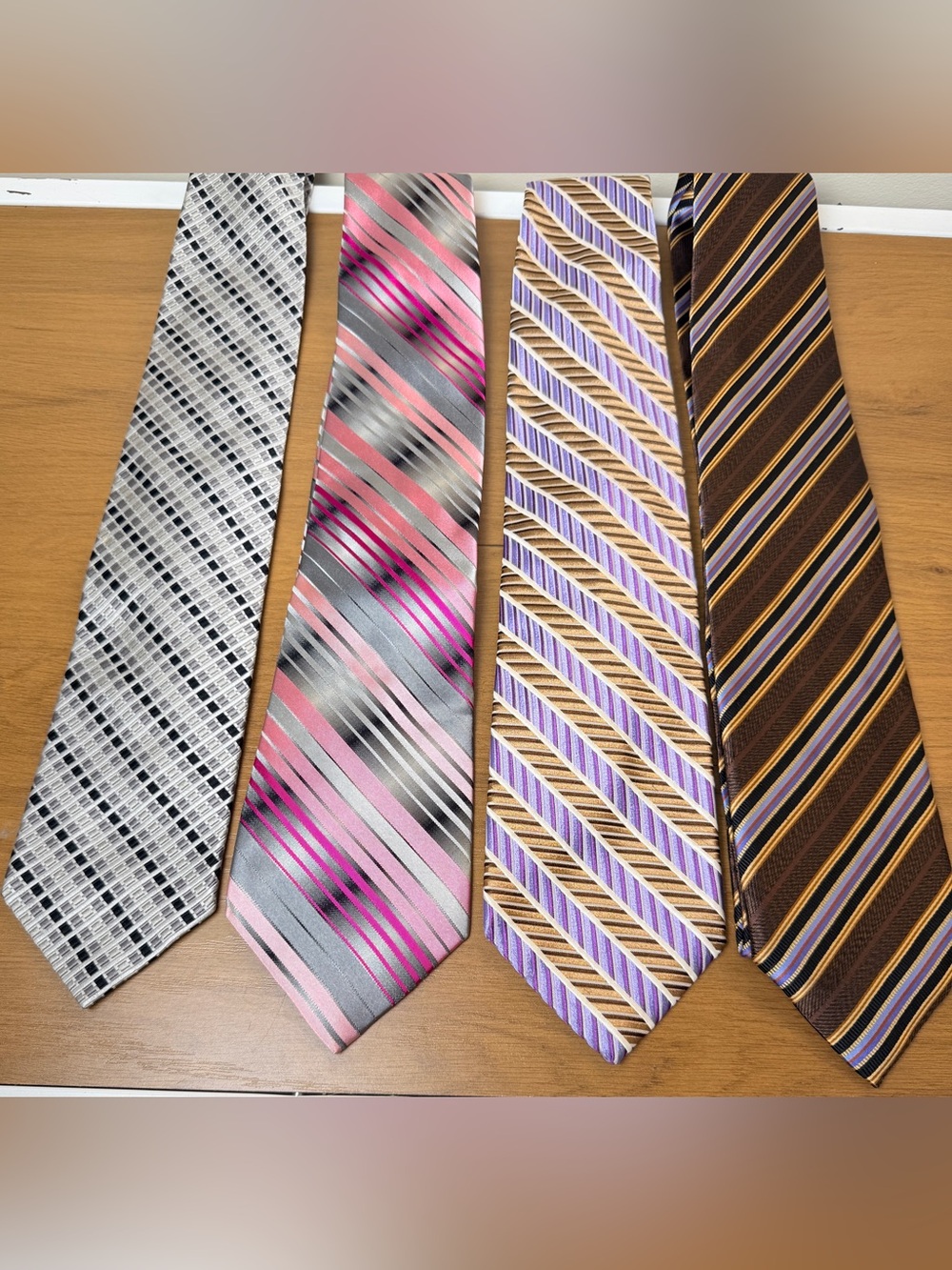 Men's Designer Tie Bundle Horizontal Stripe Office
Attire, Executive